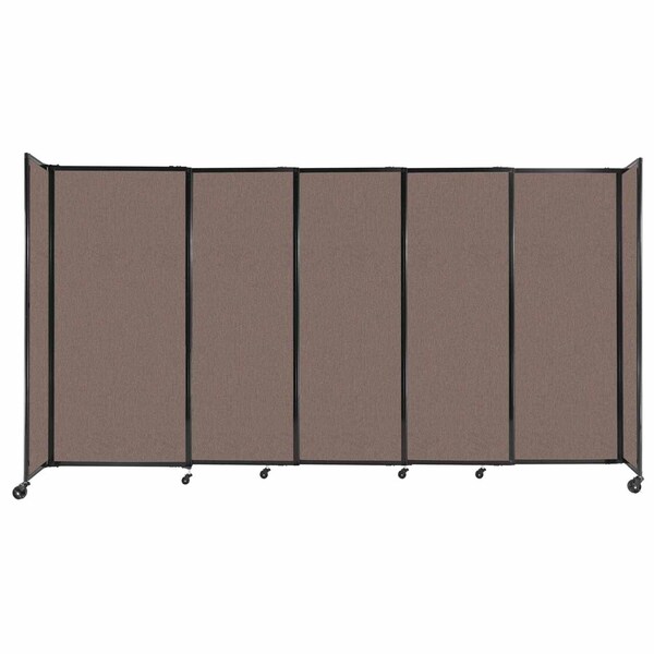 StraightWall Sliding Portable Partition 11'3" x 6' Latte Fabric